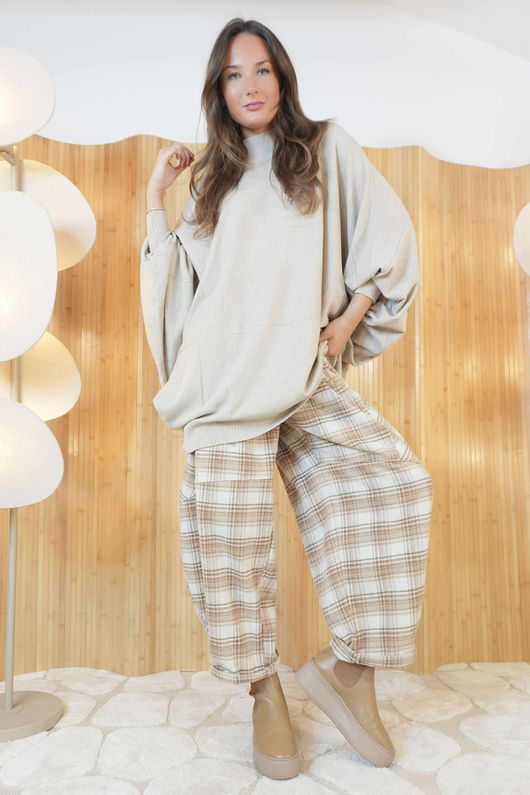 Maggie Batwing Knit Oatmeal